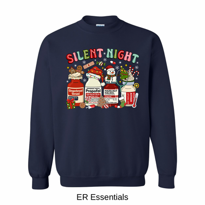 Silent Night Crewneck Sweatshirt