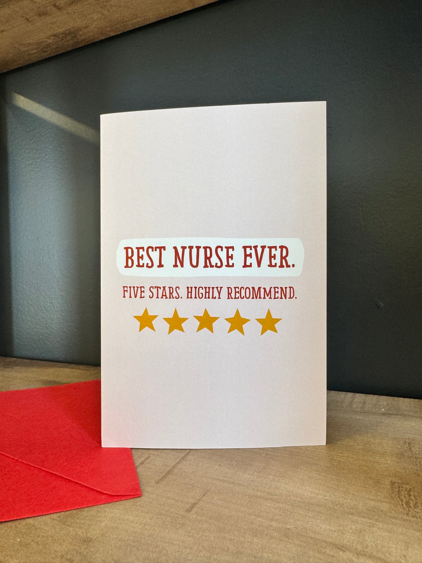 Best Nurse Ever Card