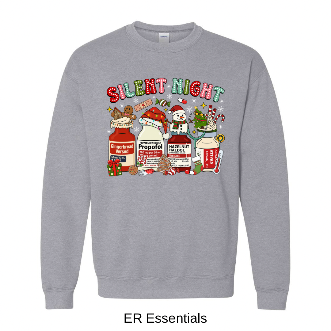Silent Night Crewneck Sweatshirt