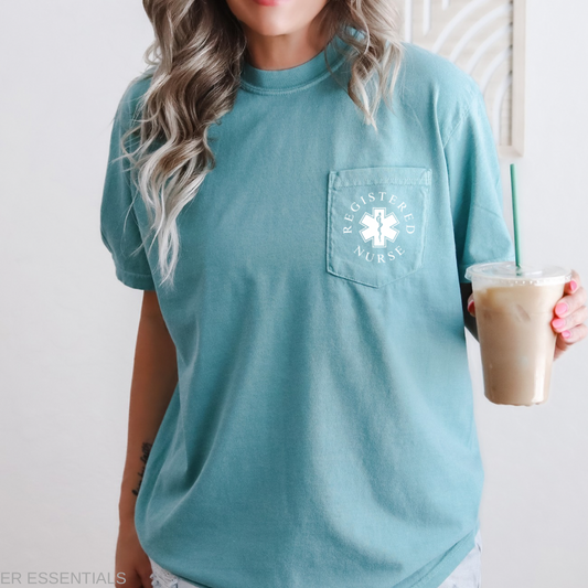 REGISTERED NURSE POCKET SHORT SLEEVE T-SHIRT