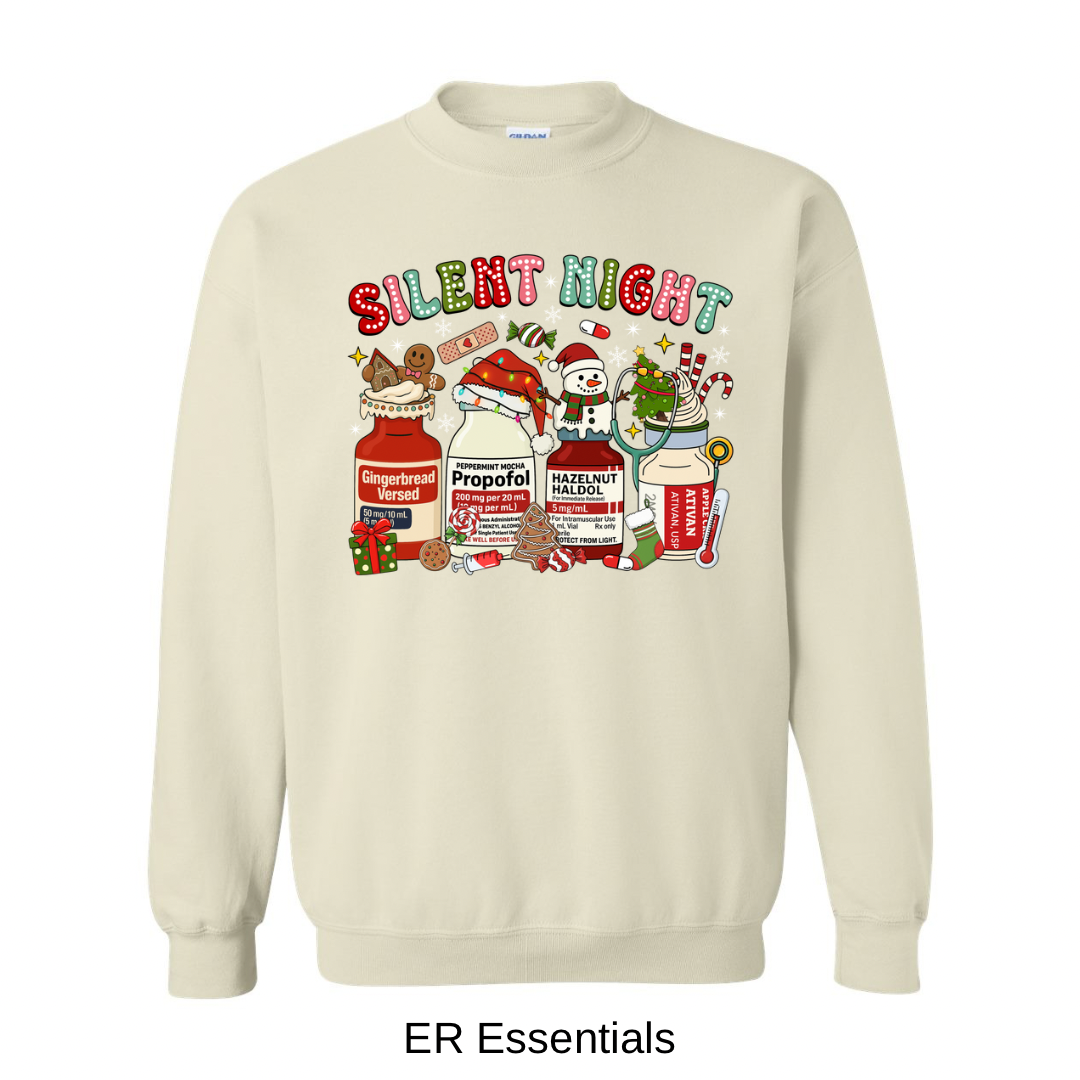 Silent Night Crewneck Sweatshirt