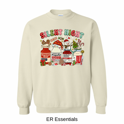 Silent Night Crewneck Sweatshirt