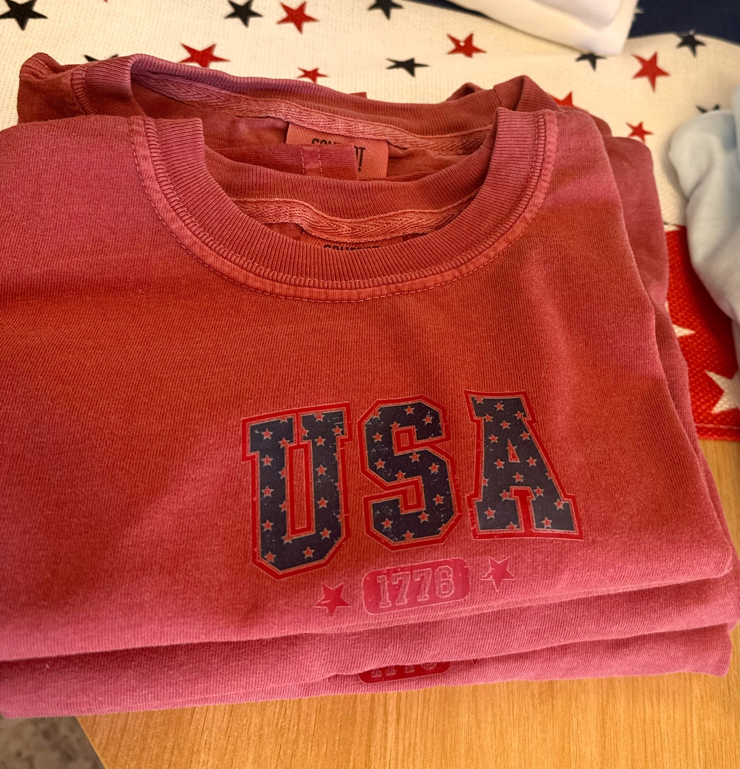 KIDS- USA shirt- Red