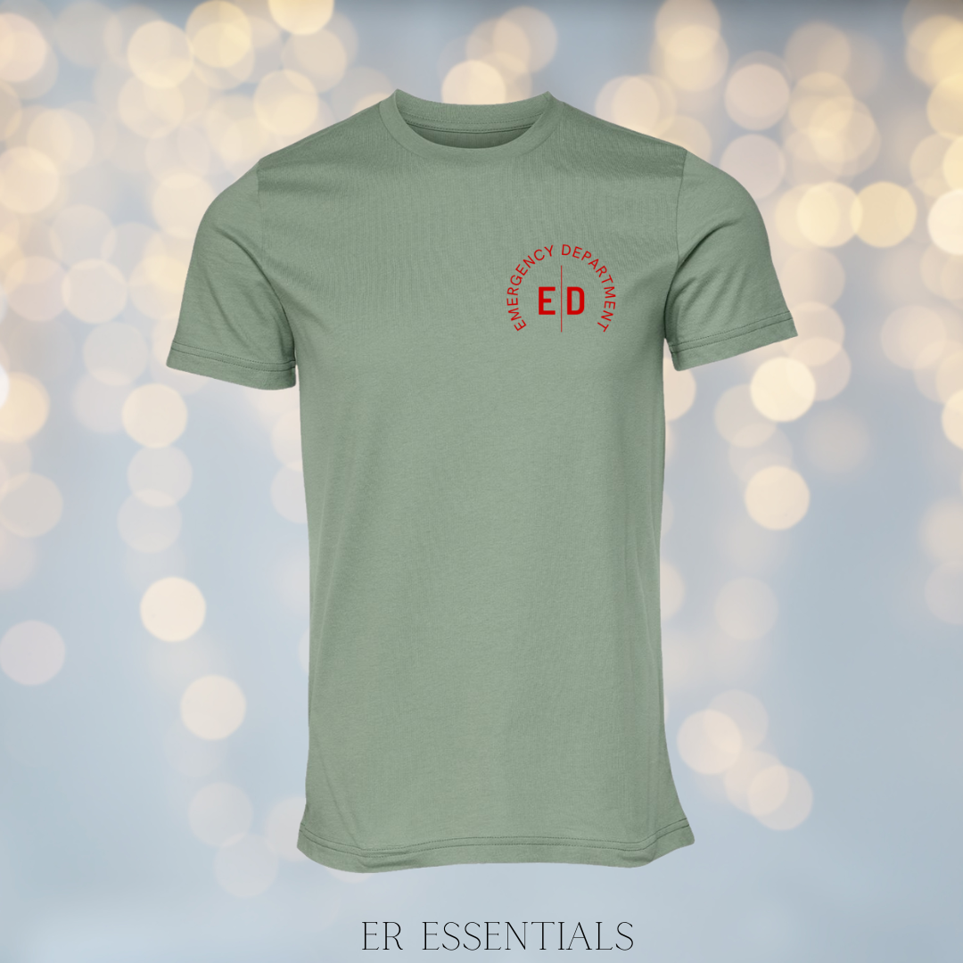 Emergency Department (red image) Short Sleeve T-Shirt (Bella)