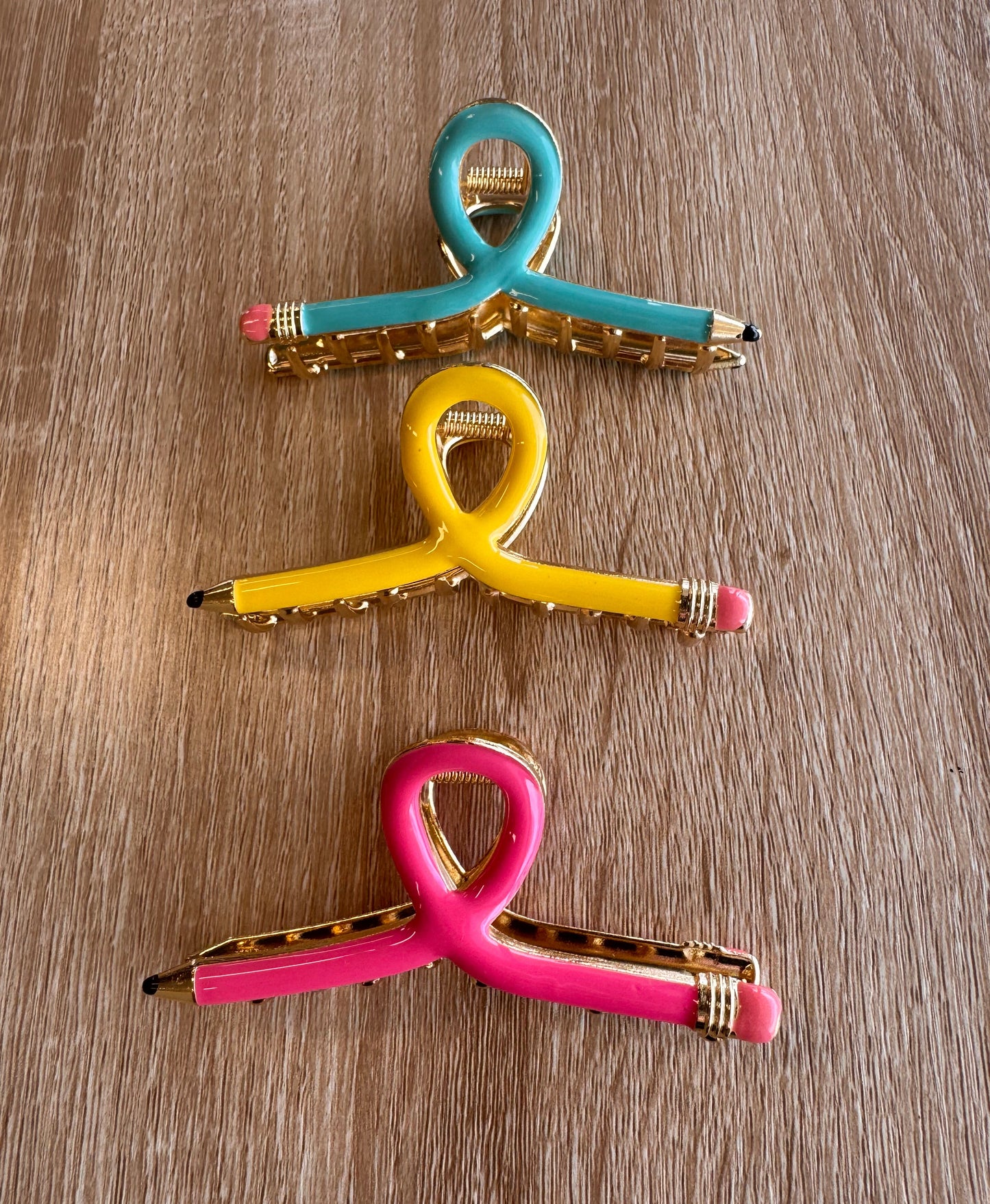 Pencil Hair Claw- Teacher Gift