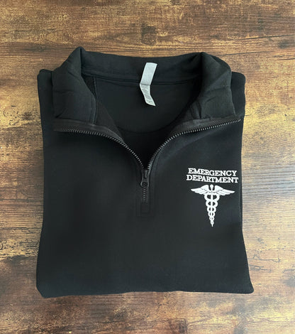 Quarter Zip Sweatshirt, Emergency Department