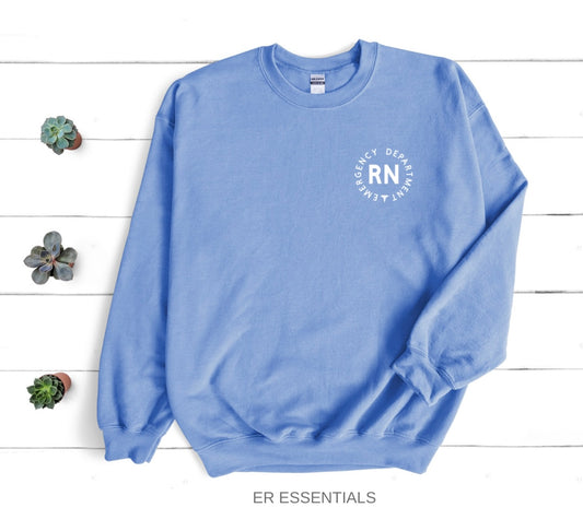 Emergency Department RN Crewneck Sweatshirt, 1800