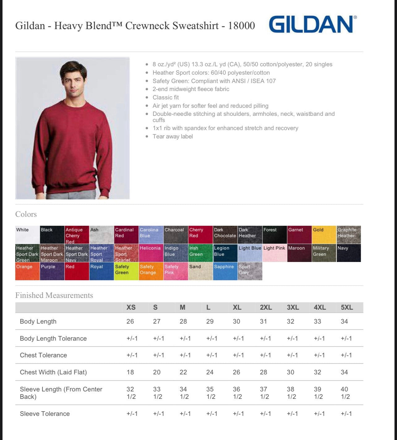 Emergency Department Crewneck Sweatshirt, 1800