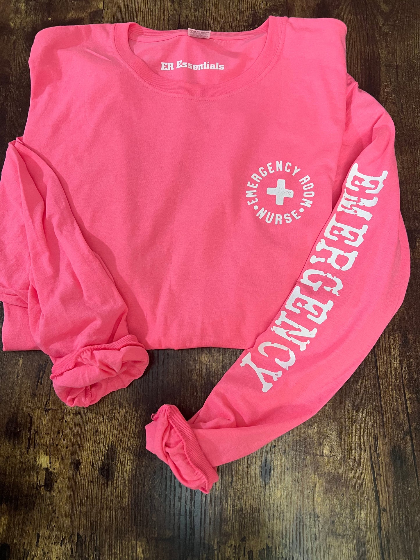 Long Sleeve Emergency Nurse- Comfort Colors