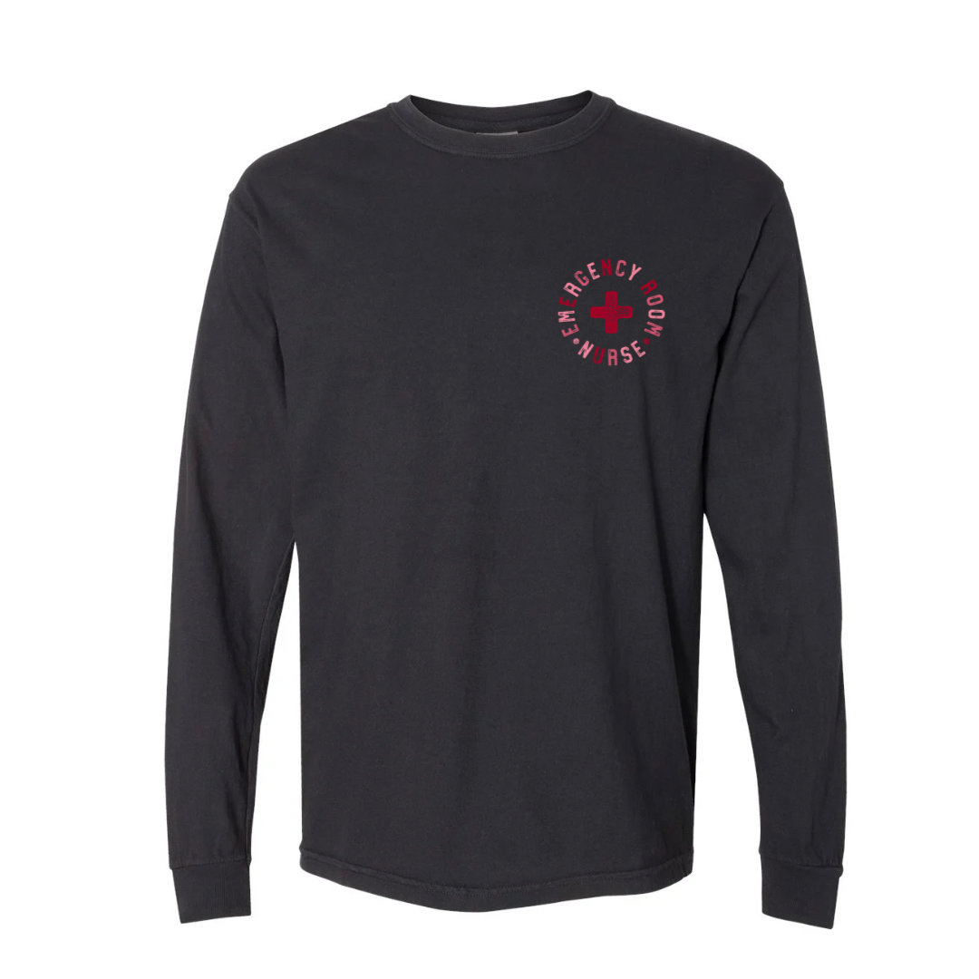 Valentine’s Day Emergency Nurse Long Sleeve - comfort colors