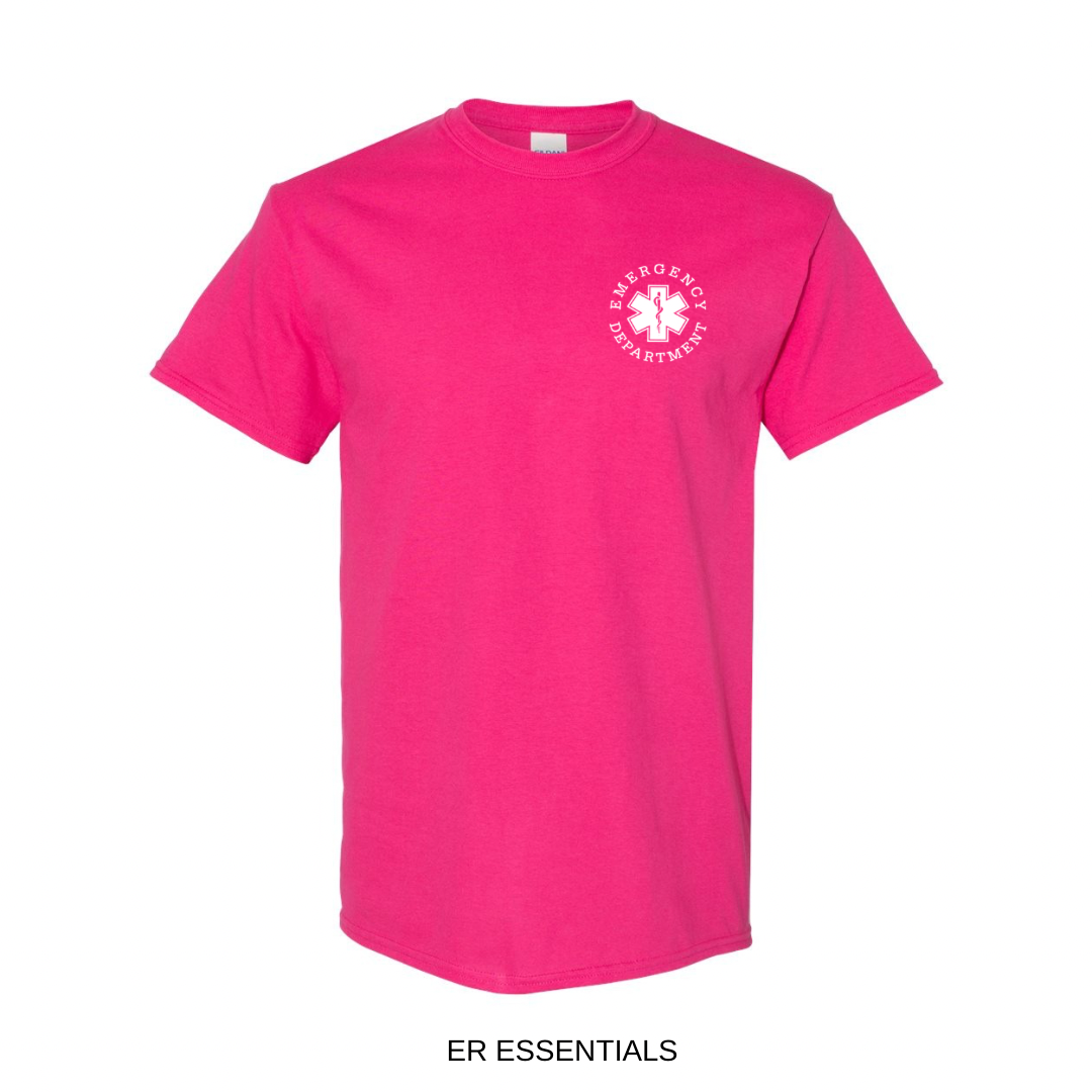 Emergency Department Short Sleeve T-Shirt- HELICONIA- Gildan