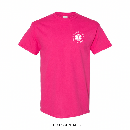 Emergency Department Short Sleeve T-Shirt- HELICONIA- Gildan