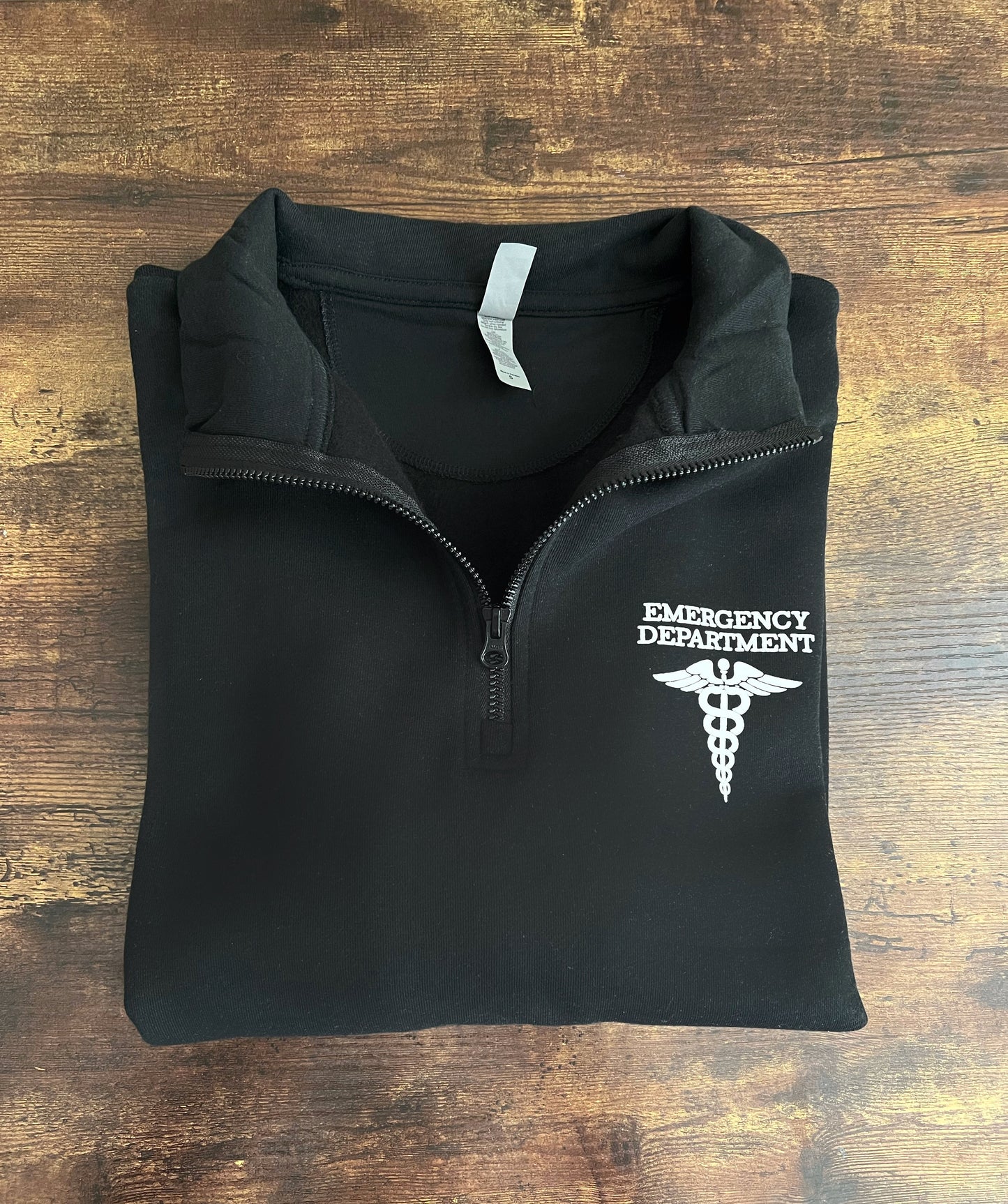Emergency Department w/ Medical Caduceus Quarter Zip Sweatshirt (NL)