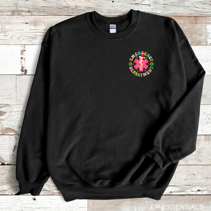 Emergency Department (front image only) Crewneck Sweatshirt