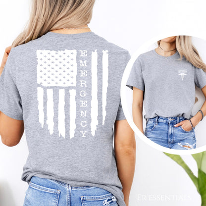 American Flag EMERGENCY T-Shirt