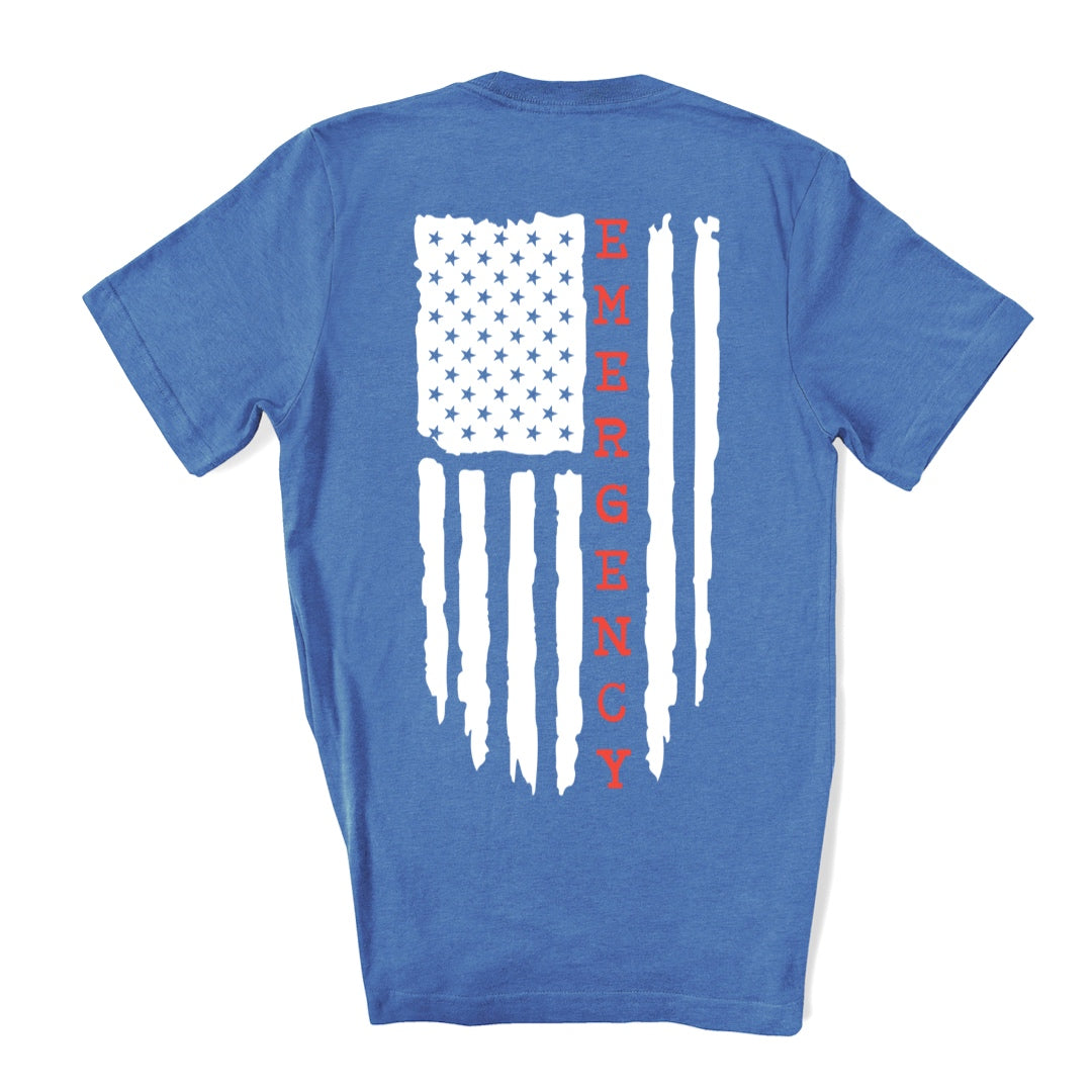 American Flag EMERGENCY T-Shirt