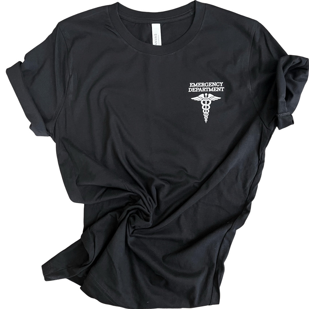 Emergency Department T-Shirt with Medical Caduceus